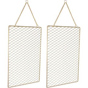 Cabilock Wall Frames Photo Bracelet Mesh Net Storage Panels Rganizer Stand Grids Decor Rack Shop Grid Ffice Golden DIY Tower Art Planter Kitchen Functional Photos Frame Wire Mounted