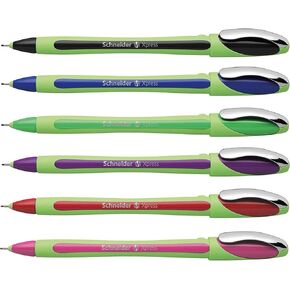 Schneider Xpress Fineliner Pens 0.8mm Assorted Colors - Pack 6