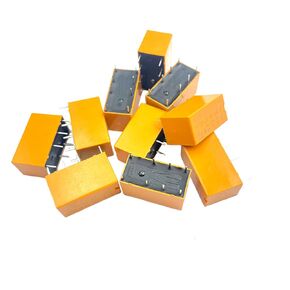 10Pcs PCB Mount Power Relay Coil DPDT DC 8 Pins Micro Relay PCB Relay