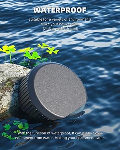 Airtag Holder 4 Pack, Air Tag Holders with 3m Adhesive Sticker, Ultra-Durable | Hidden Airtag Cases Cover for Apple Tracker Luggage Bike Wallet TV Remote Drone Camera Car in Kuwait