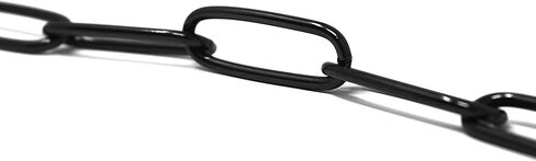 هيرم سبرينغر طوق تدريب الكلاب ذو وصلة طويلة من الفولاذ المقاوم للصدأ باللون الأسود | سلسلة مقاومة للسحب للكلاب الصغيرة والمتوسطة والكبيرة لسهولة التحكم، صنع في ألمانيا | 3 ملم، 50 سم (20 بوصة) in Kuwait