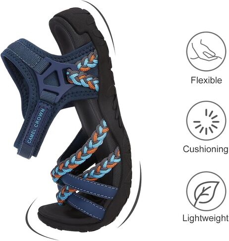CAMEL CROWN Womens Waterproof Hiking Sandal Beach Sandals Comfortable for Walking Vacation Travel in Saudi Arabia