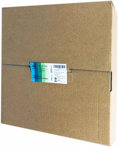 HOUYEE 40 Pack Report Covers with Sliding Bars, 9mm (40 Sheet Capacity) Sliding Bar File Folder,Pack of 40, Black,Fit for Letter Size Paper，Back to School Supply in Saudi Arabia