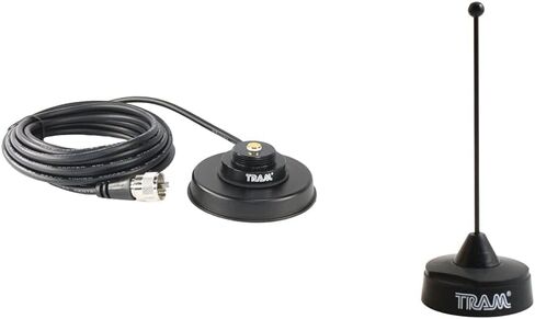 Tram 1235 3 1/4" Magnet with NMO Mounting, 17ft Cable with PL-259 in Kuwait