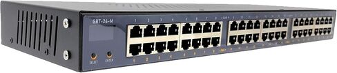 PoE Texas - 24 Port 802.3bt Managed PoE Injector - Network Power over Ethernet Gigabit Injector PoE Adapter with App & Web Control - 80 Watts Per Port for Smart Lighting, PTZ & NDI Cameras and More in Saudi Arabia