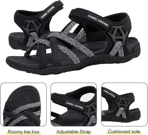 CAMEL CROWN Womens Waterproof Hiking Sandal Beach Sandals Comfortable for Walking Vacation Travel in Saudi Arabia