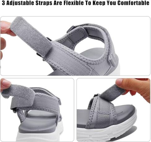 CAMEL CROWN Women's Hiking Sandals Walking Sandals with Straps Water Sandals for Women Arch Support Travel, Summer Shoes in Saudi Arabia