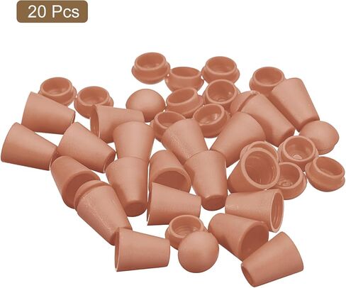 uxcell Bell End Stoppers Plastic Cord Rope End Lock Rope Fasteners Toggle Clip with Lid for Drawstring Lanyard Backpack in Saudi Arabia