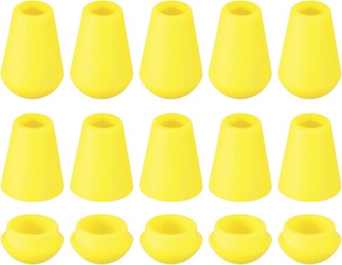 uxcell Bell End Stoppers Plastic Cord Rope End Lock Rope Fasteners Toggle Clip with Lid for Drawstring Lanyard Backpack in Saudi Arabia