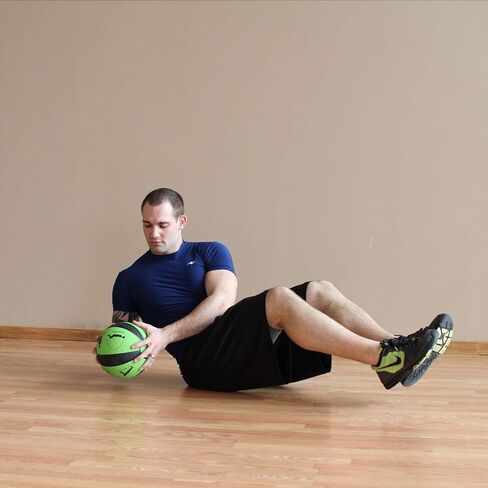 Prism Fitness 400-150-004 10 Pound Weighted Fitness Smart Medicine Ball for Pilates, Yoga, Strength Training, Blue in Saudi Arabia