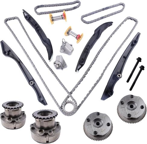 Timing Chain Kit with 4 VVT Cam Phaser Fit for Ford Lincoln Taurus Transit Explorer F-150 3.3L/3.5L/3.7L in Saudi Arabia