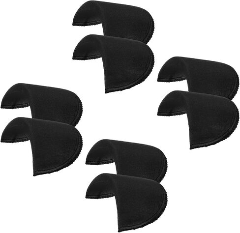 PATIKIL 4 Pairs Shoulder Pads, Costume Shoulder Pads Large Breathable Sponge Pads Thick Covered Set-in for Women Clothing Men Blazer Suit Coat Sewing, White in Saudi Arabia