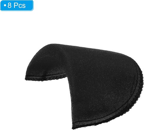 PATIKIL 4 Pairs Shoulder Pads, Costume Shoulder Pads Large Breathable Sponge Pads Thick Covered Set-in for Women Clothing Men Blazer Suit Coat Sewing, White in Saudi Arabia