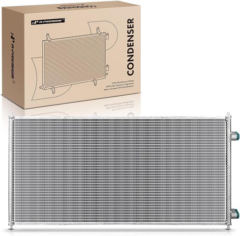 A-Premium Air Conditioning A/C Condenser Compatible with International Harvester 7400 8600, TranStar 9400i SBA 2008-2011, ProStar WorkStar 7600 7700, Replace# 2591621C91, 2591836C91 in Saudi Arabia
