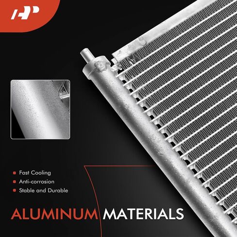 A-Premium Air Conditioning A/C Condenser Compatible with International Harvester 7400 8600, TranStar 9400i SBA 2008-2011, ProStar WorkStar 7600 7700, Replace# 2591621C91, 2591836C91 in Saudi Arabia