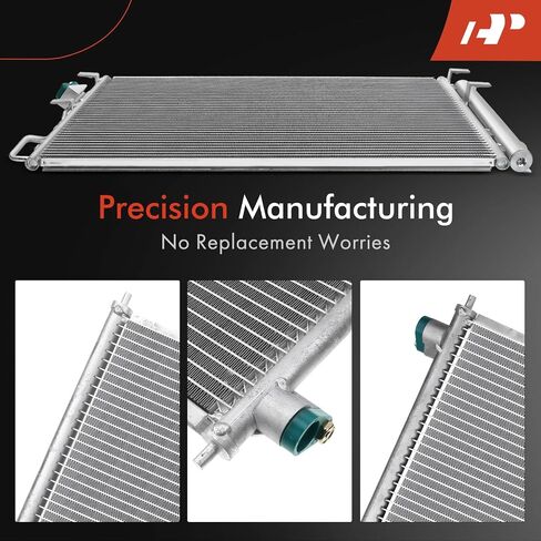 A-Premium Air Conditioning A/C Condenser Compatible with International Harvester 7400 8600, TranStar 9400i SBA 2008-2011, ProStar WorkStar 7600 7700, Replace# 2591621C91, 2591836C91 in Saudi Arabia