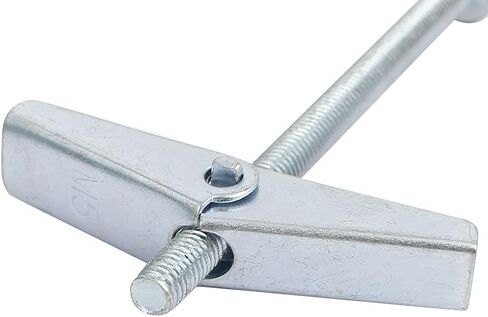 uxcell M5 x 75mm Male Thread Spring Loaded Hollow Wall Round Head Toggle Bolt 10pcs in Saudi Arabia