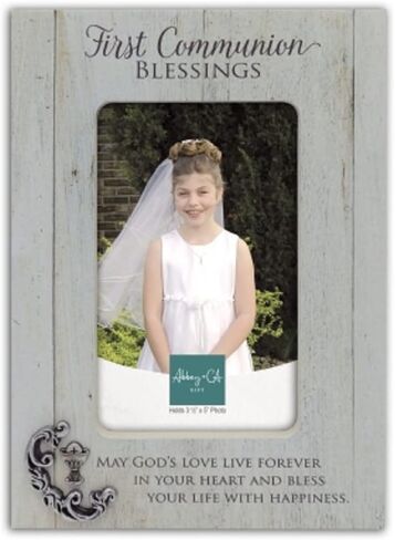 Cathedral Art MF305 1st Communion Frame Boxed, Metal Accents, Easel Black and Hanger in Saudi Arabia
