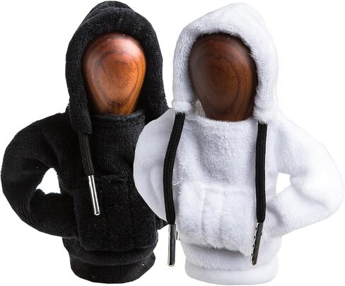 2Pcs Gear Shift Hoodie,Car Shift Knob Hoodie,Funny Sweater Hoodie for Gearshift,Blue Automotive Interior Accessories in Saudi Arabia