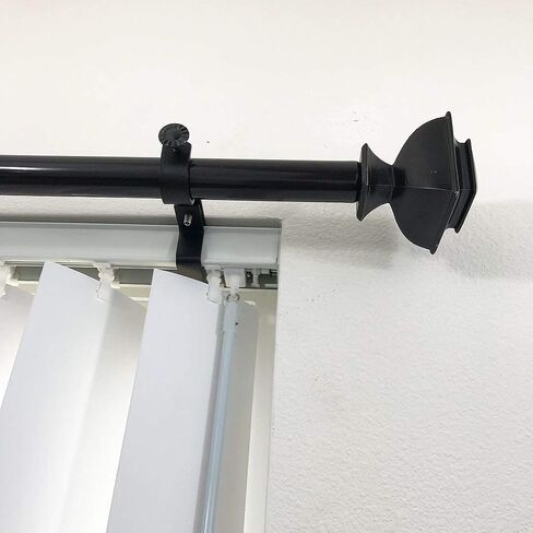 NONO Bracket - Inside Mounted Blinds Curtain Rod Bracket Attachment (Black Set of 3) in Saudi Arabia