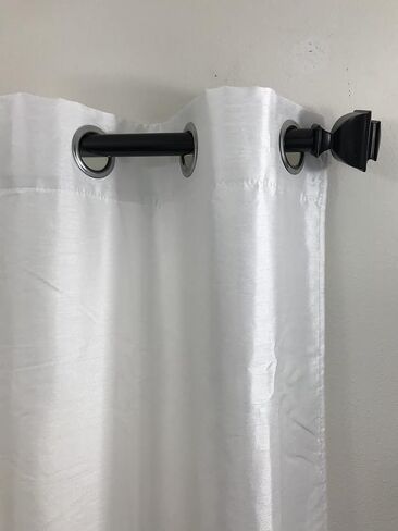 NONO Bracket - Inside Mounted Blinds Curtain Rod Bracket Attachment (Black Set of 3) in Saudi Arabia