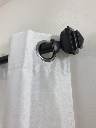 NONO Bracket - Inside Mounted Blinds Curtain Rod Bracket Attachment (Black Set of 3) in Saudi Arabia