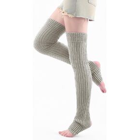 Vibilia 31.5 بوصة تدفئة الساق الفخذ الجوارب عالية الجوارب غير انزلاق على ركبة الجوارب الشتوية الطويلة الدافئة الطويلة للنساء رقص اليوغا in Kuwait