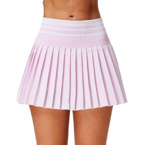 Women's High Stretch Fitness Skirt - Quick Dry Running Skirt with Side Pockets, Non-Slip Lining, Solid Color in Kuwait