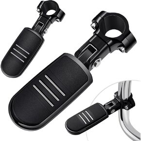 Benlari Highway Pegs, Motorcycle Foot Pegs Stainless Steel 1in 1-1/4in 25mm 32mm Fit for Harley Davidson for BMW for Honda for Suzuki for Kawasaki Engine Guards Crash Bars Streamlined (Chrome) in Kuwait
