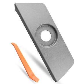 Seat Switch Housing Trim Bezel Panel Fit for Ford F150 2011 2012 2013 2014 Replace BL3Z-14A706-BA, Passenger Right Side, Gray in Kuwait