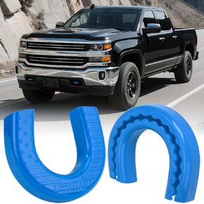 Tow Hook Covers Compatible with Chevy Silverado 1500,Custom Front Accessories for Silverado 1500 2007-2025,Unique Design,Anti-Rust & Weather Protection,Easy No-Tool Install (Red) in Saudi Arabia