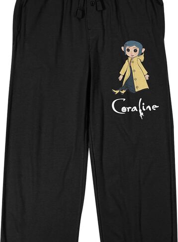 Bioworld Coraline Character Animation Men's Black Sleep Pajama Pants in Saudi Arabia