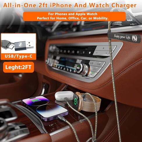 شاحن iPhone 6 أقدام 3 عبوات كابل لايتنينج مضفر من النايلون الفاخر USB سلك شحن سريع معتمد من MFi لـ Apple 14 13 12 11 SE XS PRO Max XR X S 8 7 6 5 Plus in Saudi Arabia