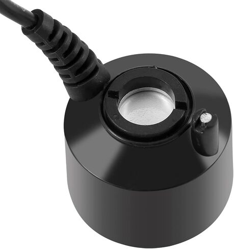 Mini Black Mist Maker Fog Machine, No Light Water Fountain Fogger for Pond Fish Tank Hydroponics Humidifier 300ml / H 24V DC Ultrasonic Fog Maker in Saudi Arabia