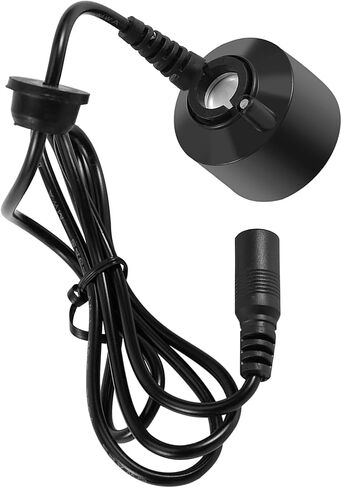 Mini Black Mist Maker Fog Machine, No Light Water Fountain Fogger for Pond Fish Tank Hydroponics Humidifier 300ml / H 24V DC Ultrasonic Fog Maker in Saudi Arabia