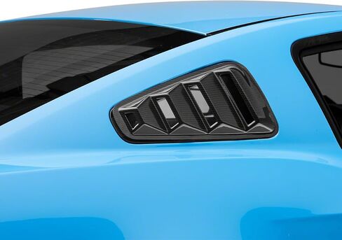 Quarter Window Louver in Gloss Black Fits Ford Mustang Coupe 2010-2014 in Kuwait