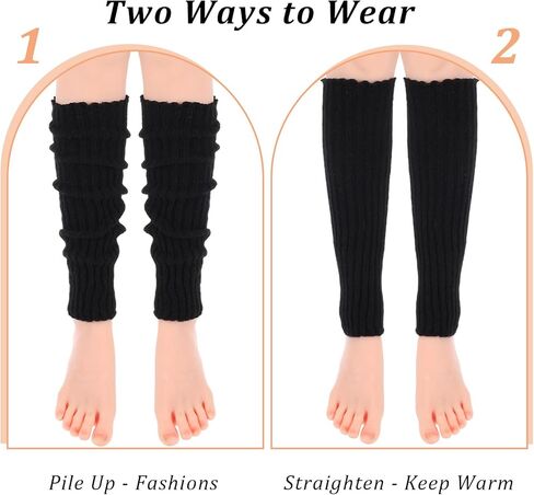 2PAIR HALWEEN LEG TRAPERES FOR Women Cute 80s 90s Fashion Baumwoll kebtled Socks Frong High Footless Socks Y2K Boot Sock for Ballet Dance Figuer in Saudi Arabia