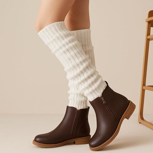 2PAIR HALWEEN LEG TRAPERES FOR Women Cute 80s 90s Fashion Baumwoll kebtled Socks Frong High Footless Socks Y2K Boot Sock for Ballet Dance Figuer in Saudi Arabia