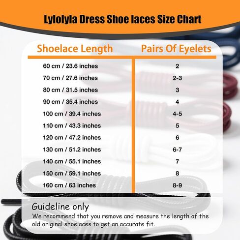 2 Pairs Dress Shoe Laces for Men & Women | Shoe Strings for Formal Oxford & Boots - 3/32Inch Thin Waxed Round Laces in Saudi Arabia