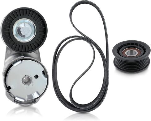 05184617AD Drive Belt Tensioner with Idler Pulley 89056015 Serpentine Belt 6PK1960 Compatible with Chrysler 200 300 2011-2014 Compatible with Charger 2011-2019 in Saudi Arabia