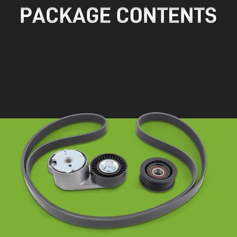 05184617AD Drive Belt Tensioner with Idler Pulley 89056015 Serpentine Belt 6PK1960 Compatible with Chrysler 200 300 2011-2014 Compatible with Charger 2011-2019 in Saudi Arabia