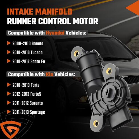 911-922 Engine Intake Manifold Runner Control Motor Fit for Hyundai Santa FE Sonata Tucson | Fit for Kia Forte5 Sorento Sportage 2010 2011 2012 2013, Replaces # 28323-2G000 28323-2G300 in Saudi Arabia