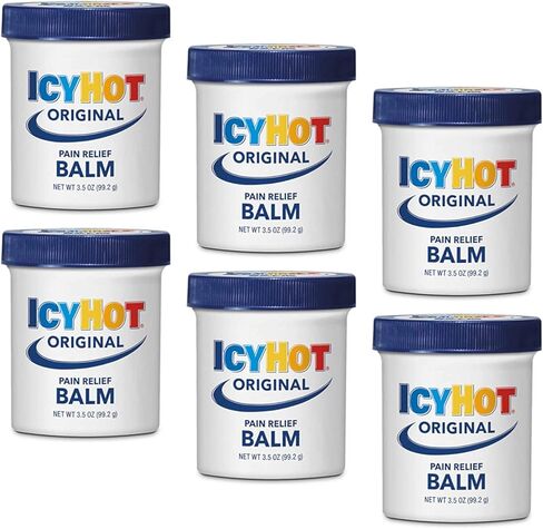 Icy Hot Pain Relieving Balm 3.5 Ounce Original (Pack of 6) in Saudi Arabia