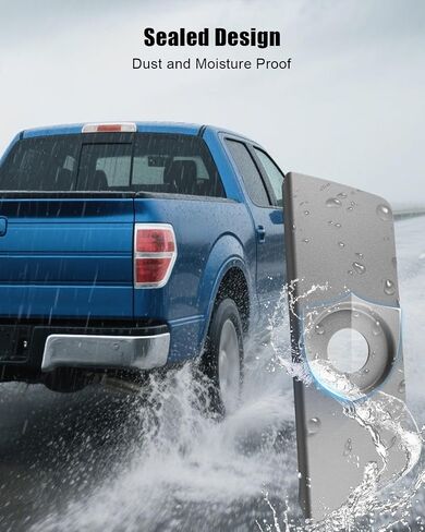 Seat Switch Housing Trim Bezel Panel Fit for Ford F150 2011 2012 2013 2014 Replace BL3Z-14A706-BA, Passenger Right Side, Gray in Saudi Arabia