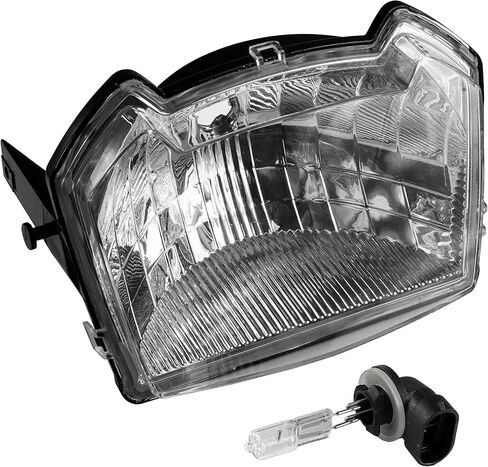 Caltric Headlight Assembly Middle Compatible with Polaris Sportsman 550 2010 2011 2012 2013 2014 Complete in Saudi Arabia