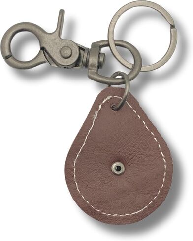 Evenchae Leather Keychain with Heavy Duty Clip - Cross Concho - Drawstring Bag - 4.5 in Long in Kuwait