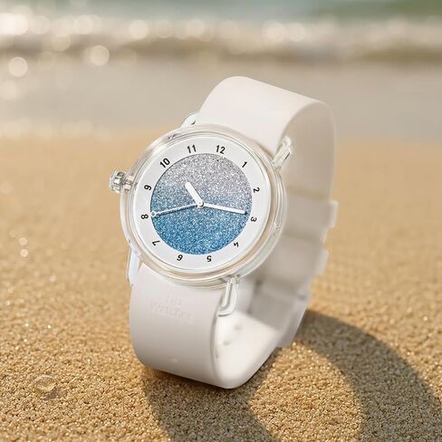 TID No.3 Unisex Watch – Minimalist Scandinavian Design, Solid or Gradient Dial, Waterproof Resin Case, Silicone Strap, Japanese Quartz Wristwatch for Men & Women, 38mm Dial in Kuwait
