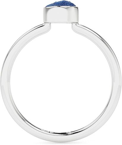 Natural Rough Gemstones Stackable Ring for Women in Sterling Silver, Birthstone Jewelry Gifts for Her (Bezel-Set) in Saudi Arabia