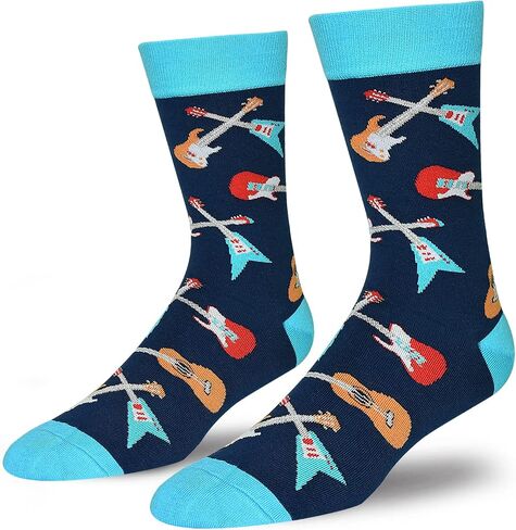 Novelty Birthday Christmas Gifts for Men Women - Funny Saying Crew Socks Silly Funky Dress Socks in Saudi Arabia