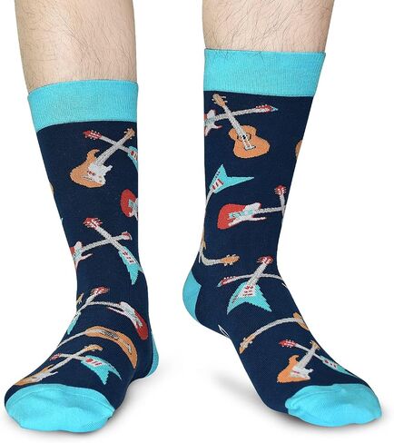 Novelty Birthday Christmas Gifts for Men Women - Funny Saying Crew Socks Silly Funky Dress Socks in Saudi Arabia